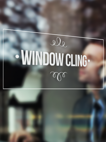 Vinyl Window Clings - 5'' x 5''