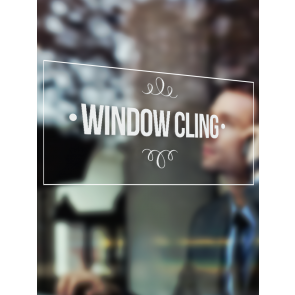 Vinyl Window Clings - 5'' x 5''
